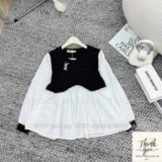 Áo sơ mi nữ kiểu đính ngọc_356 siêu đẹp