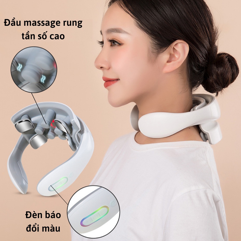 Máy massage cổ vai gáy CTFAST H88, ứng dụng công nghệ xung điện 5 chế độ và 15 cường độ hỗ trợ giảm đau