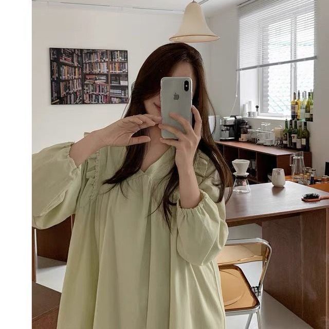 Bán Chạy#Đầm Ngủ Kiểu Pháp Thiết Kế Đơn Giản Xinh Xắn Cho Nữ