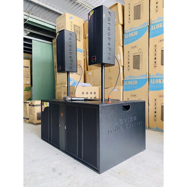 Loa kéo array Lovina KB21802, Loa karaoke 3 đường tiếng - Hàng Chính Hãng - Gia Khang Shop
