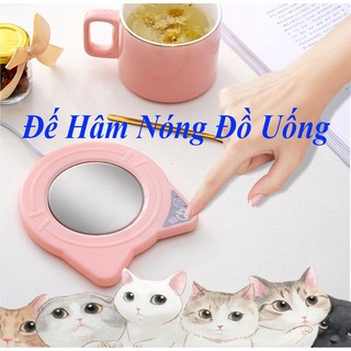 (Sỉ SLL HÀNG LOẠI 1) MÁY HÂM NÓNG MINI BẰNG ĐIỆN - ĐẾ HÂM NÓNG ĐỒ UỐNG TIỆN LỢI