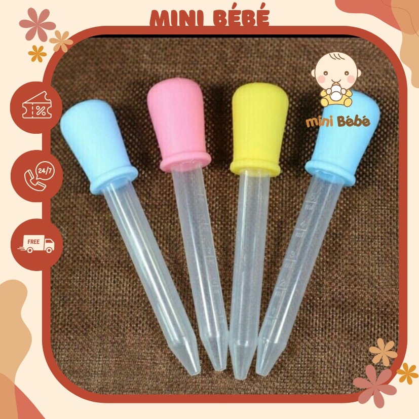 Ống bóp bằng silicone mềm đút sữa, nước cho bé
