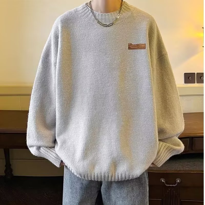 Áo sweater Cổ Tròn Dáng Rộng Thời Trang Thu Đông 2022 Cho Nam