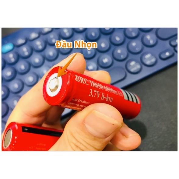 Pin Sạc 18650 Đầu Nhọn Dung Lượng Cao 3,7V ULTRAFIRE ( Đầu Pin Hơi Bị Xỉn )