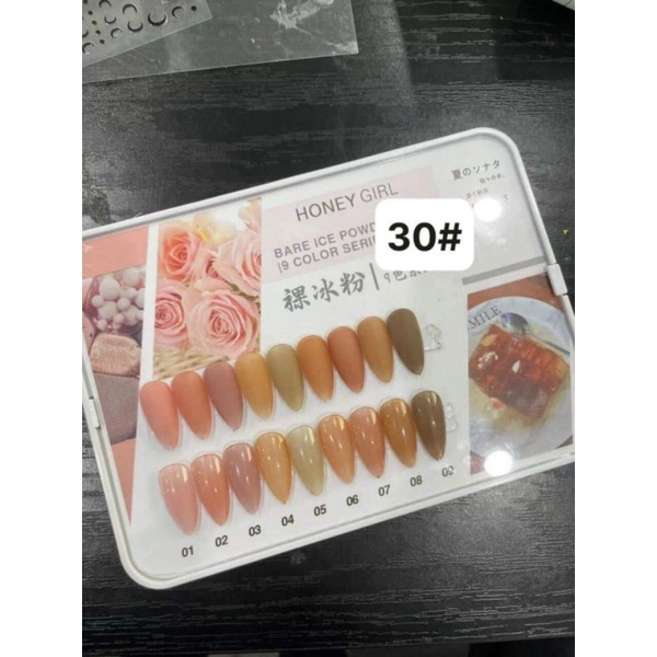Sét sơn gel Honey Girl tông màu hồng