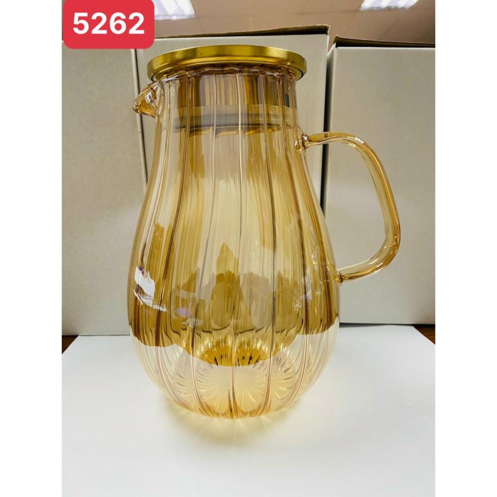 BÌNH ĐỰNG NƯỚC MÀU VÀNG DUNG TÍCH 1,6L- 1,7L CÓ NHIỀU HỌA TIẾT