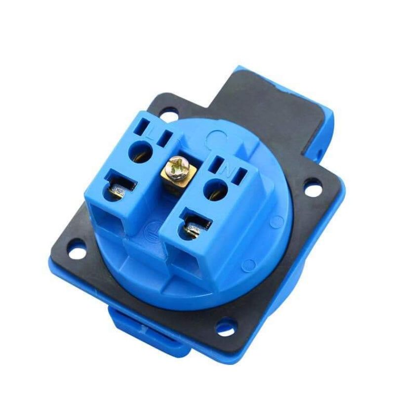 Ổ cắm điện 2 chấu 16A dùng cho máy phát điện 2_5kw