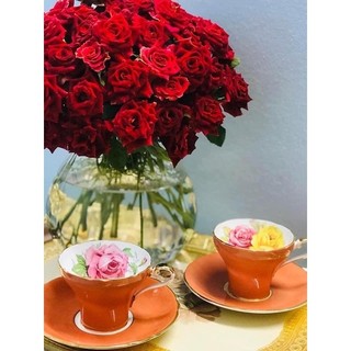 Lọ hoa pha lê BoHemia