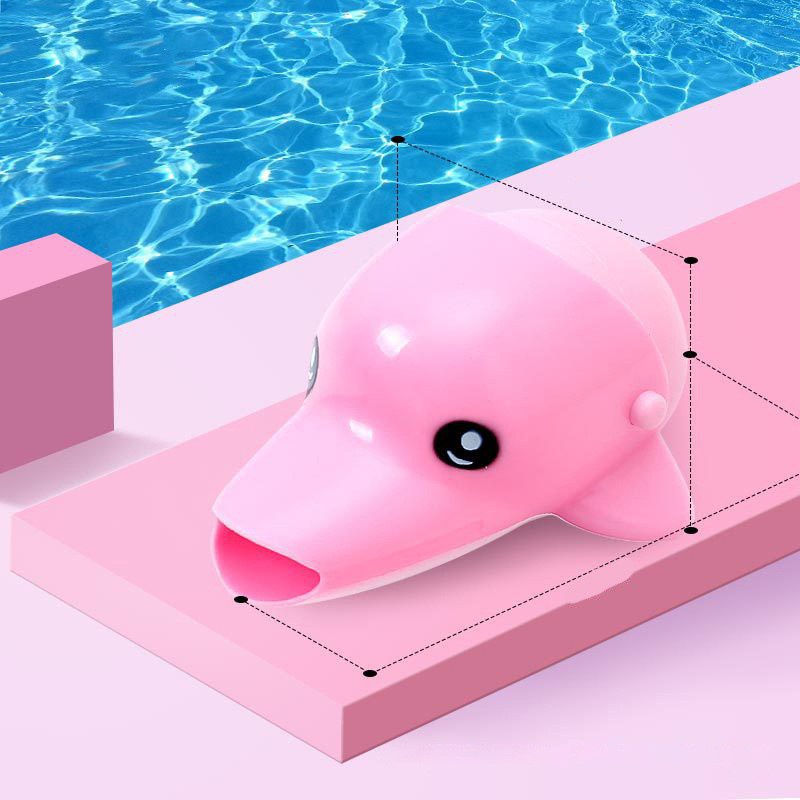 Đầu Nối Dài Vòi Nước Bằng Silicon PP Mềm Kiểu Hoạt Hình Dễ Thương Cho Bé