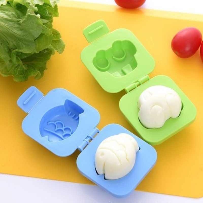 Khuôn tạo hình cơm nắm cho bé Kokubo, khuôn làm bánh Nhật Bản hình ô tô, hình thú dễ thương