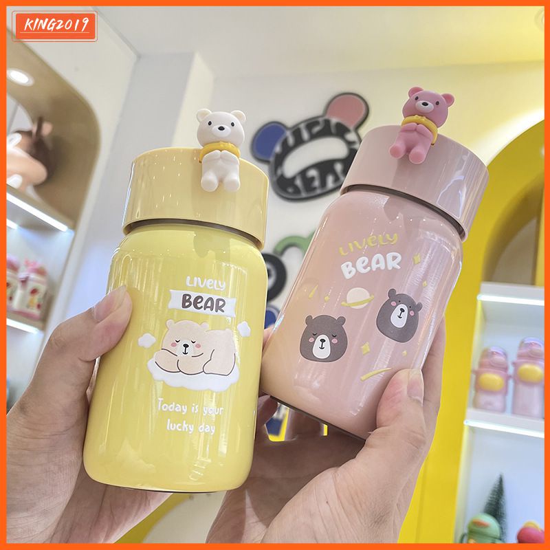 Cá Tuyết 300Ml Bình Giữ Nhiệt Chân Không Thép Không Gỉ Chống Rò Rỉ Cà Phê Trà Cách Nhiệt Nước