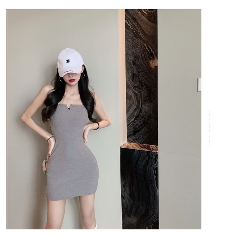 NRVP Đầm Ngắn Tay Dáng Ôm Gợi Cảm Thời Trang Hàn Quốc 2023