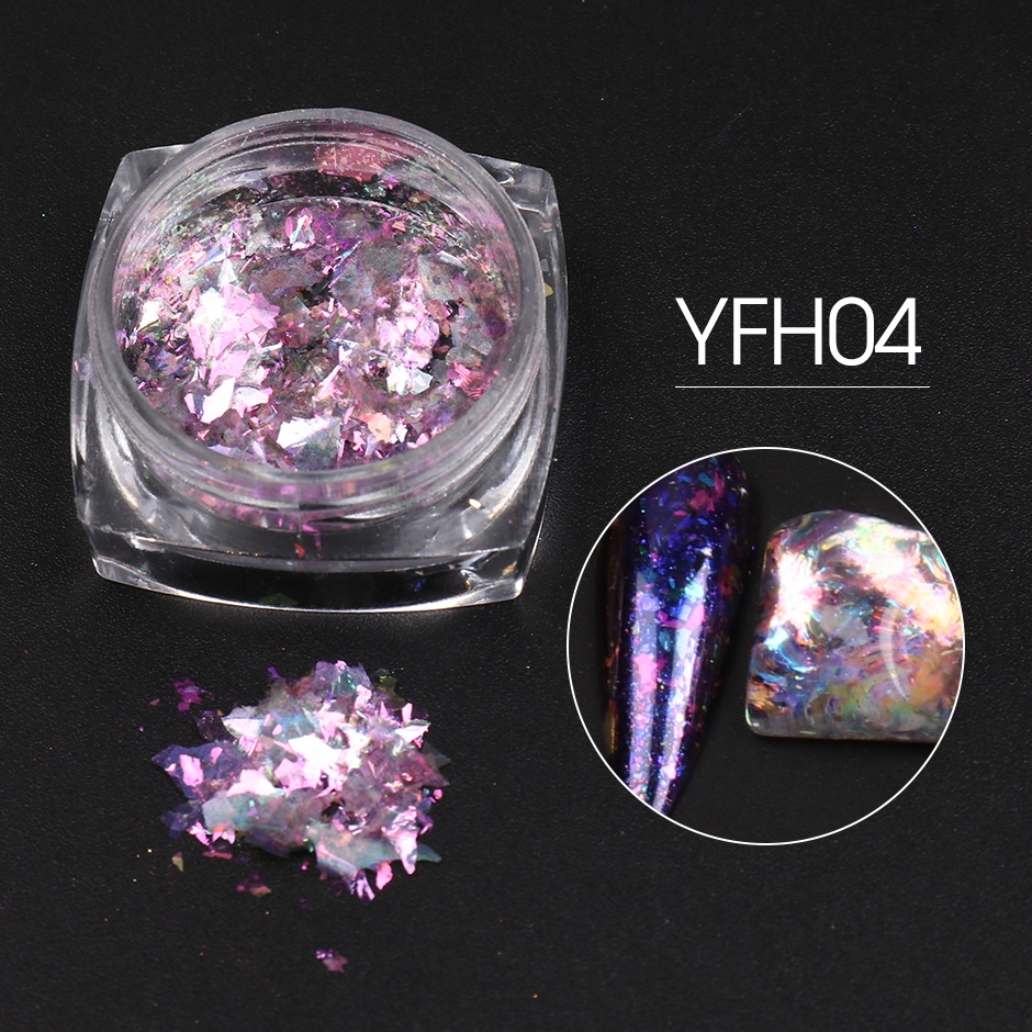 Hama Hộp Đá Opal Pha Lê Lấp Lánh 12 Ngăn Trang Trí Móng Tay Nghệ Thuật