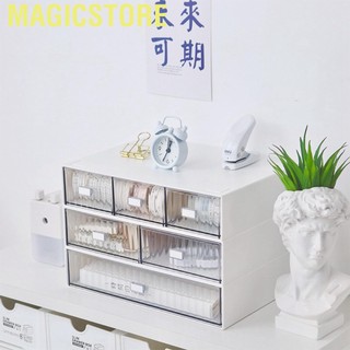 Magicstore Desktop Drawer Organizer Waterproof Dustproof Plastic DIY Combination Multi Layer Stackable Storage Case