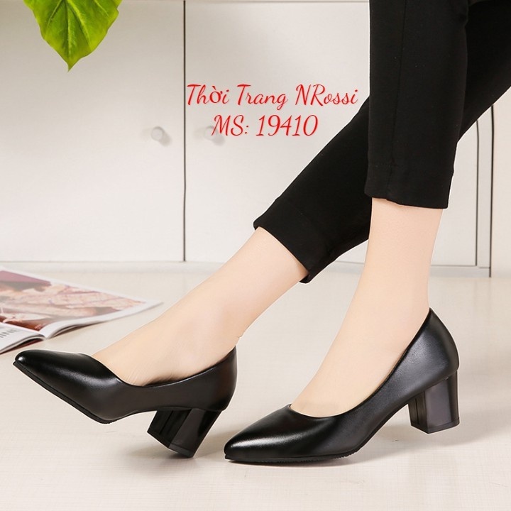 Giày công sở gót vuông có size lớn 40 41 42 43 44
