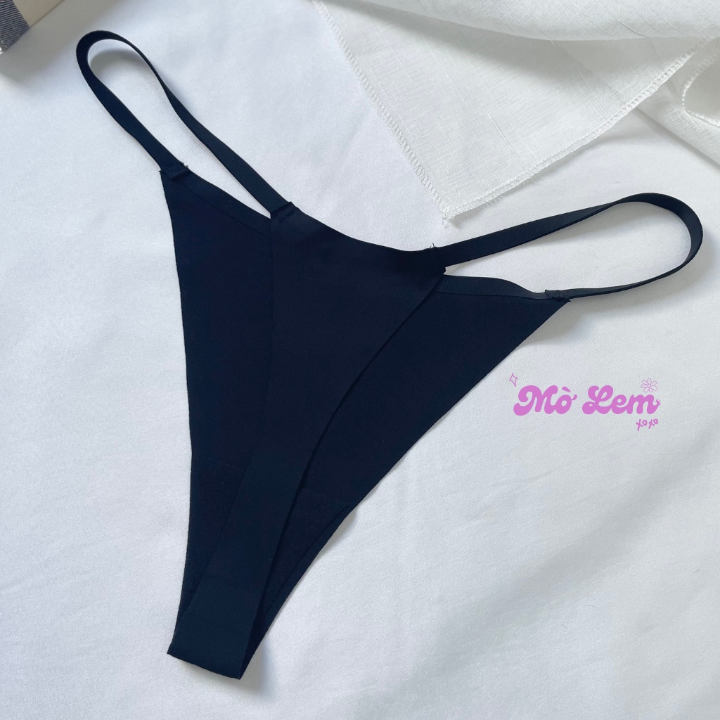 Quần Lót Lọt Khe Dây Cao Cấp Thun Lạnh Cotton Trơn Đúc Su Không Viền  Siêu Mềm Siêu Thoải Mái | Molem.bodycare LKD
