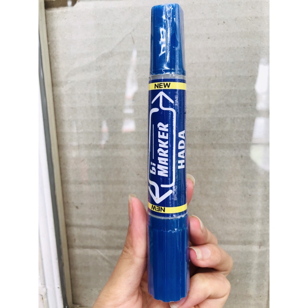 [CHÍNH HÃNG] [FREESHIPEXTRA]Bút lông dầu 2 đầu 3 - Dùng trong đóng gói ghi mã đánh dấu sản phẩm tiện lợi không trôi mực