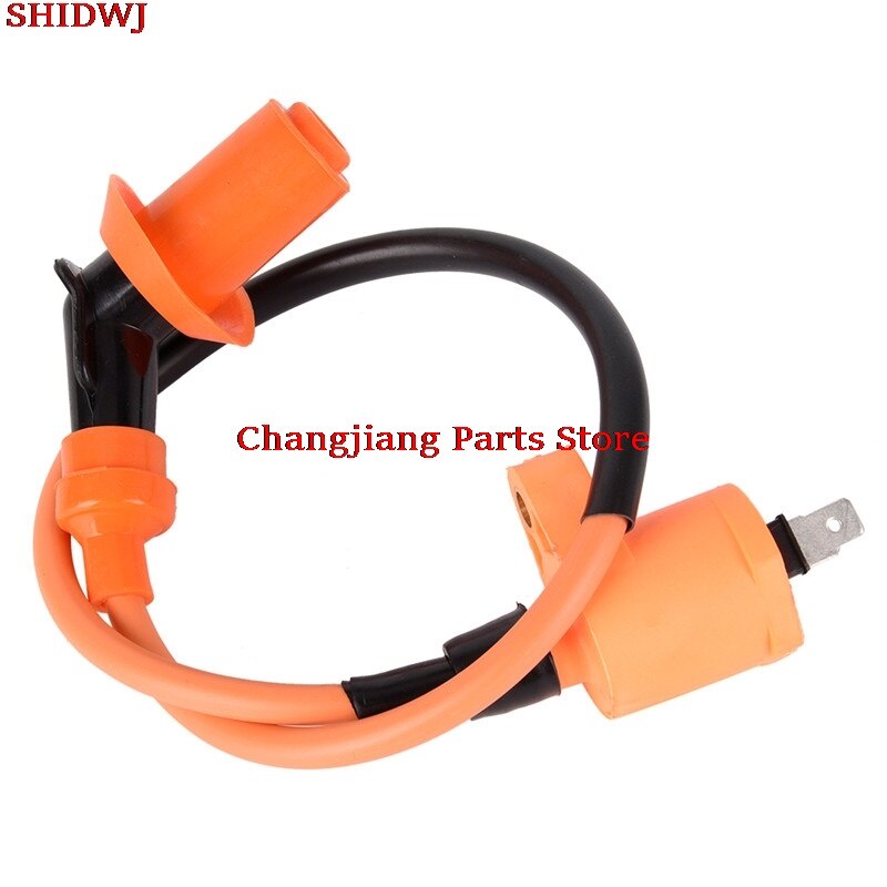 Chất Lượng Cao 1 Chiếc Đua Đánh Lửa Cuộn Dây Cho GY6 GY6 50CC 125CC 150CC Động Cơ Xe Máy Xe Tay Ga A
