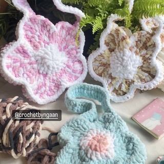 Túi len hình hoa handmade || crochet flower bag | ảnh thật