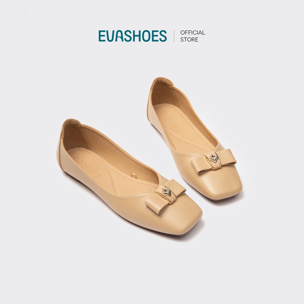 Giày Búp Bê Đế Bệt Mũi Vuông EVASHOES - EVAE0016