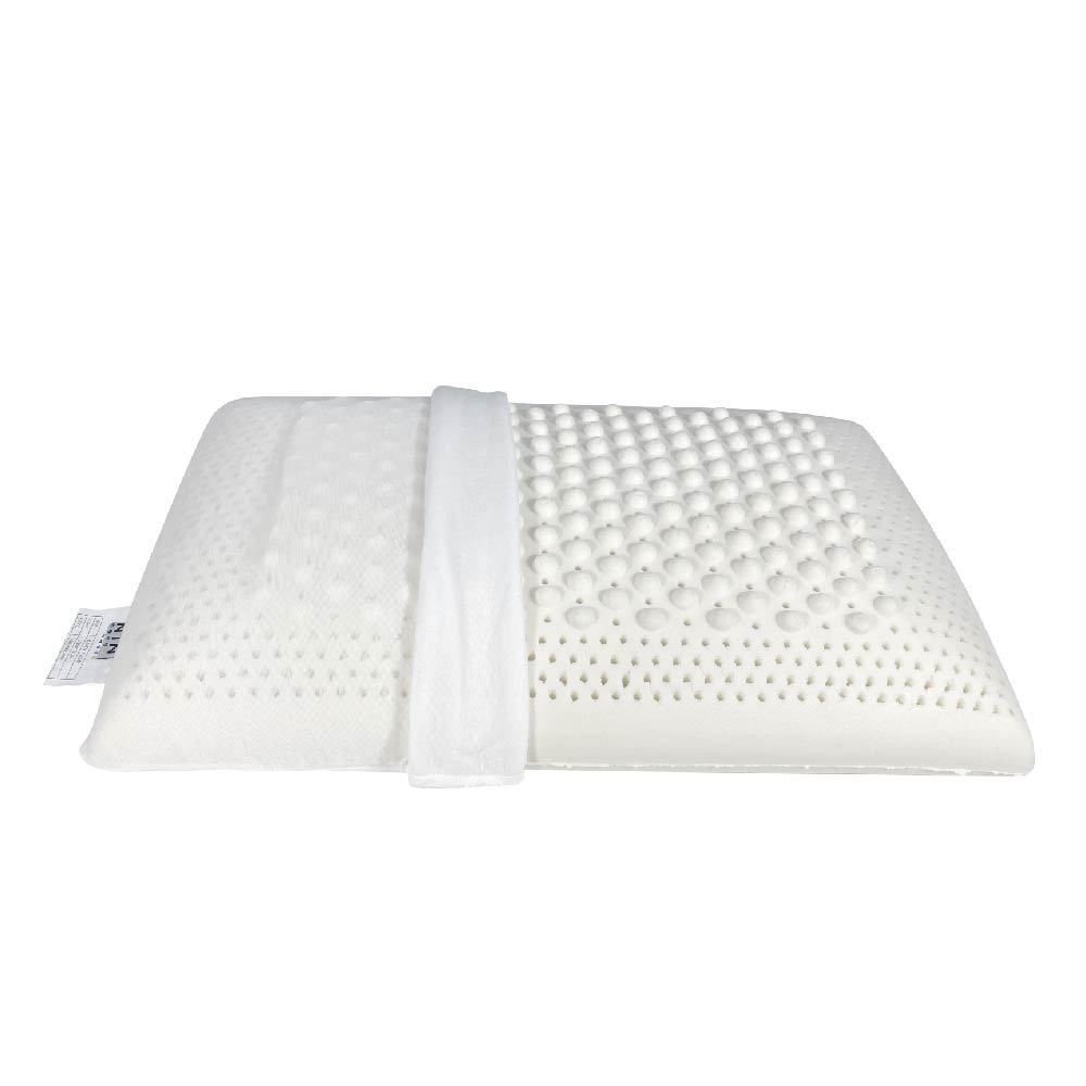 Gối Massage 100% Cao su thiên nhiên NIN House có các hạt Massage kích thước 63x40x15cm