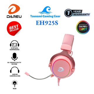 Tai nghe DAREU EH925s QUEEN | mic rời | led RGB | âm thanh 7.1 - Hàng chính hãng