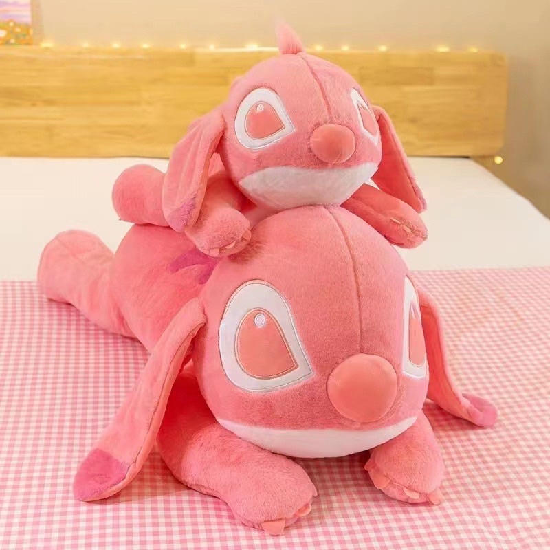 Gấu bông stitch tím pastel mộng mơ cực xinh, stich tím nhồi bông