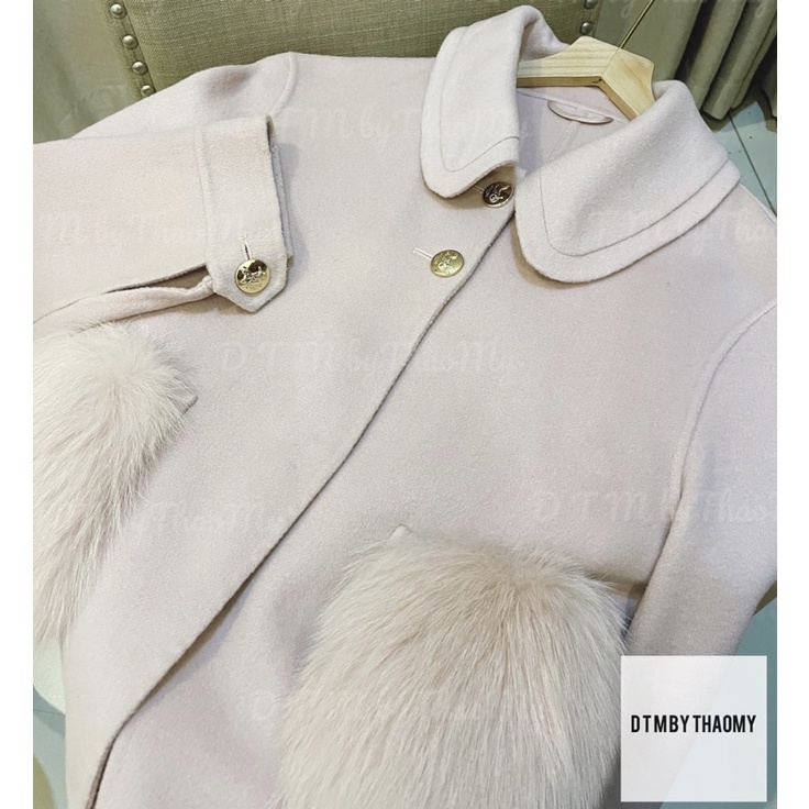 Áo dạ ép túi lông  cao cấp