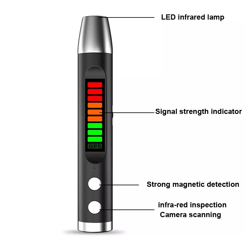 MÁY DÒ PHÁT HIỆN THEO DÕI CAMERA, ĐỊNH VỊ GPS, GHI ÂM NGHE LÉN DETECTOR S16