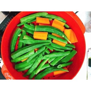 Xửng Hấp 2 Tầng Steam It Tupperware Màu Đỏ