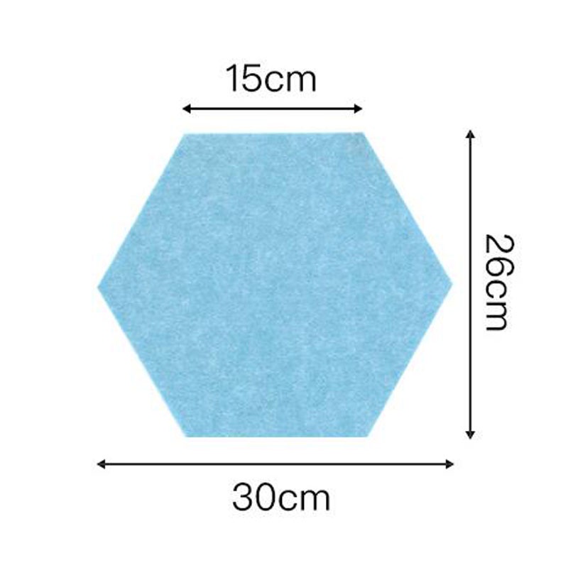 Hexagon Felt Pin Board Self Adhesive Bulletin Memo Photo Cork Boards Colorful Foam Wall Decorative Tiles