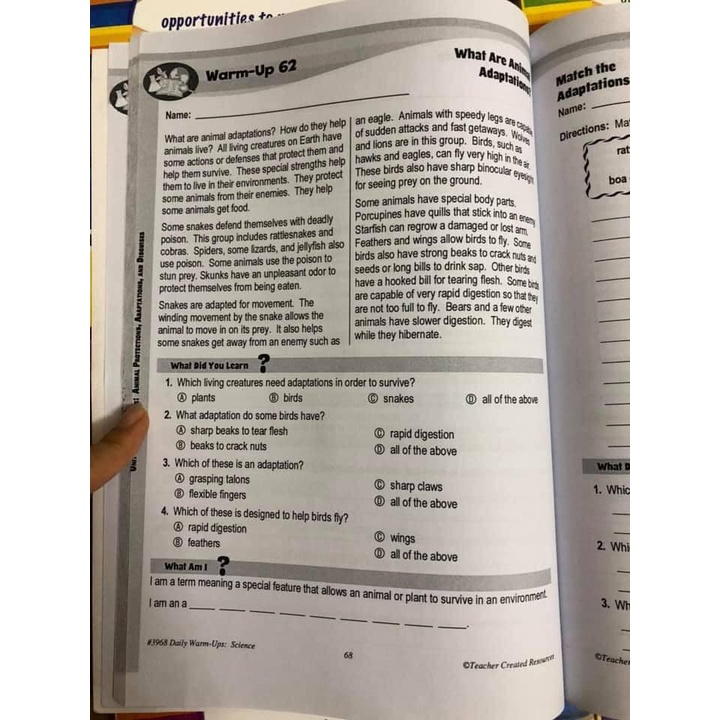 DAILY WARM-UPS SCIENCE full 5q