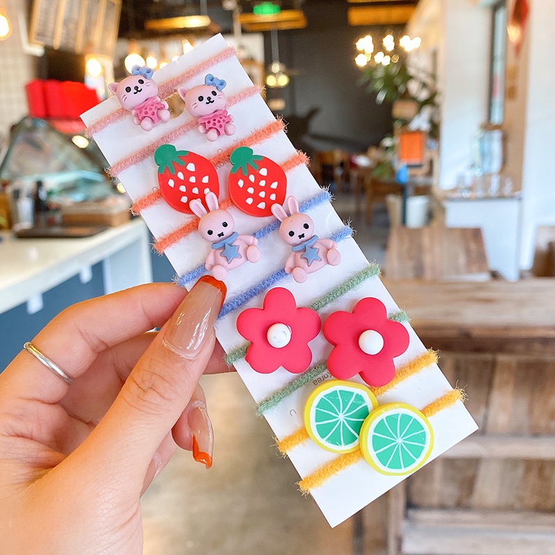 Dây Buộc Tóc Cao Su Cỡ Nhỏ Thời Trang Đáng Yêu Dành Cho Bé Gái