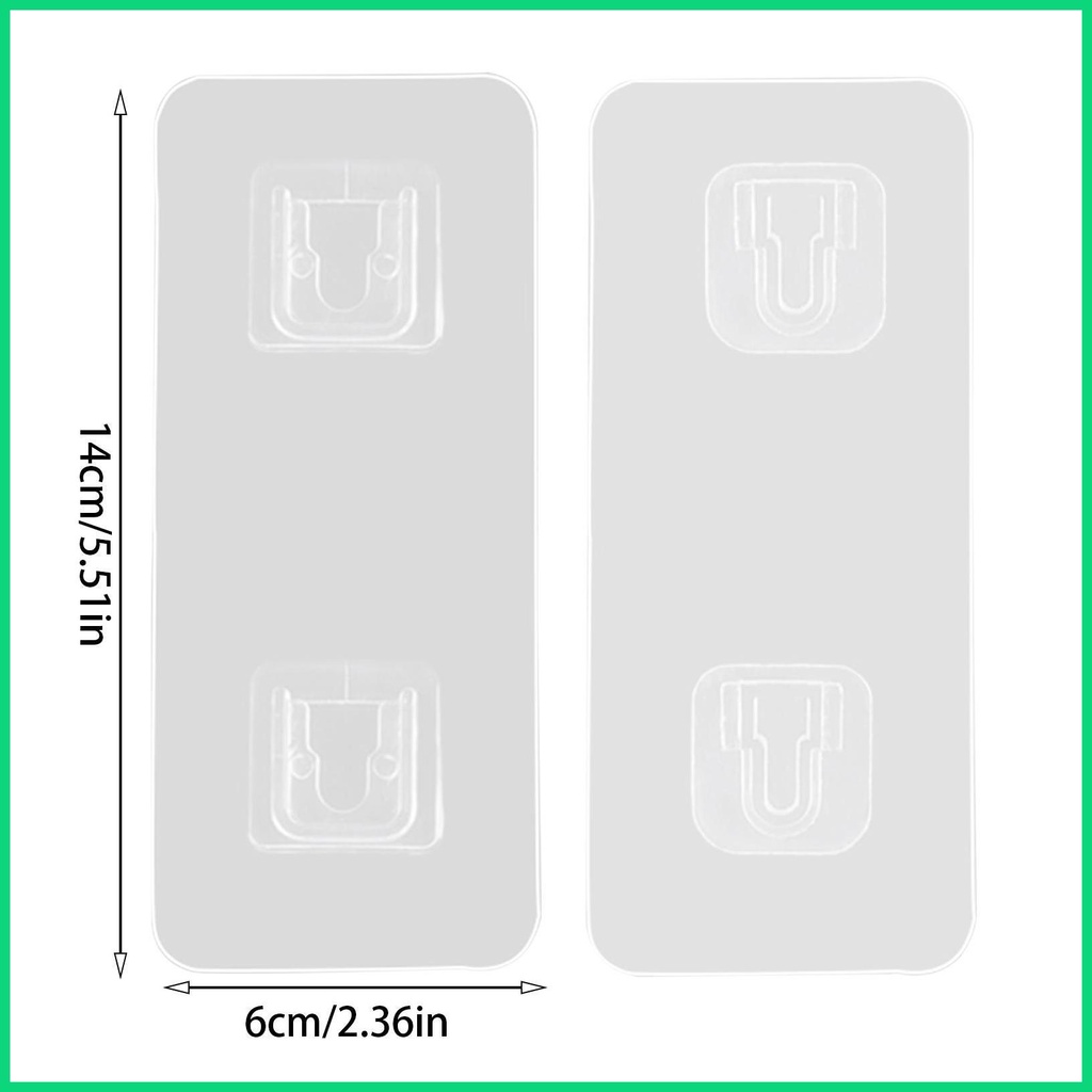 Móc Treo Đồ Dán Tường Hai Mặt Không Cần Khoan Tiện Dụng