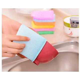 Combo 4 Miếng rửa chén, rửa bát lưới kim tuyến