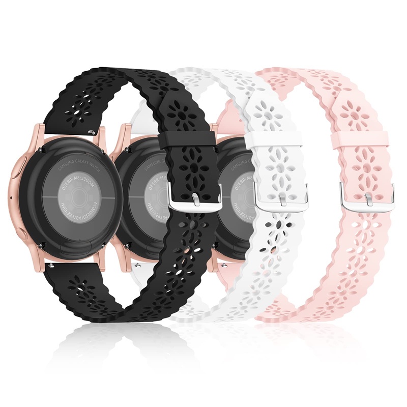 Dây Đeo Silicone Mỏng Cho Đồng Hồ Thông Minh Samsung Galaxy Watch 4 Active 2 5 / 5 Pro 44mm 40mm 45mm
