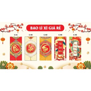 COMBO 1000 CÁI BAO LÌ XÌ NĂM 2023 TẾT QUÝ MÃO