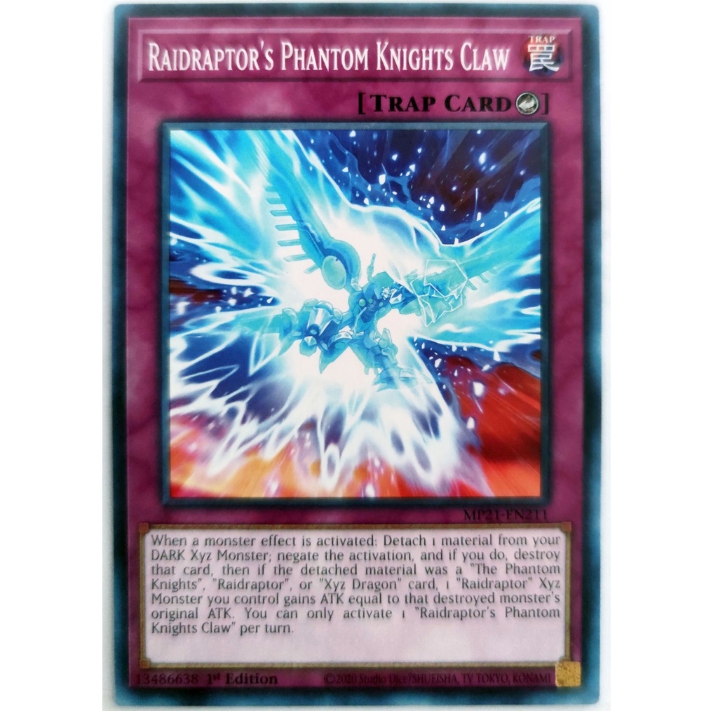 [Thẻ Yugioh] Raidraptor's Phantom Knights Claw |EN| Common