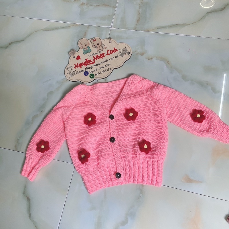 Áo len cadigan cho bé