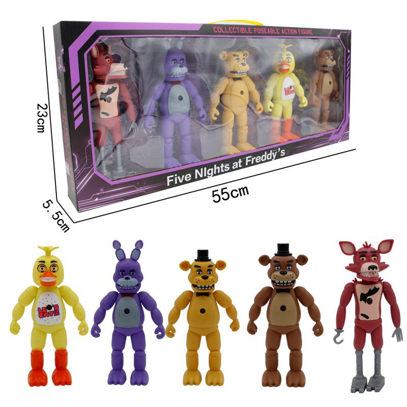 Set 5 Mô Hình Nhân Vật Trong five nights at Freddy 'S