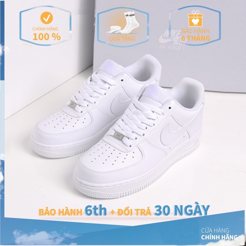 Giày thể thao nam nữ trắng Cao Cấp Nhất full box bill phụ kiện tặng box bảo vệ