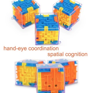 Đồ Chơi Fidget Cube 3D Mini Giúp Giảm Căng Thẳng Cho Bé
