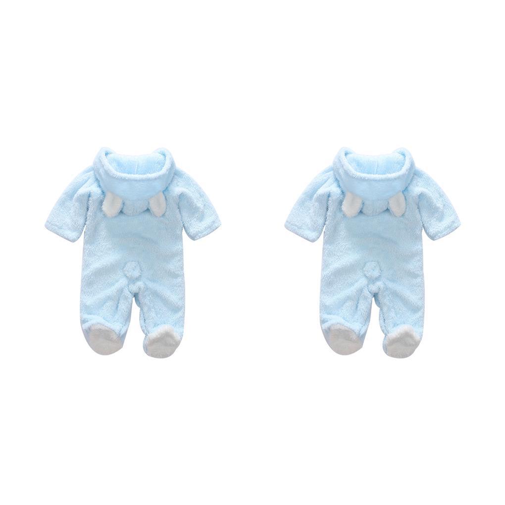 Áo liền quần Bodysuit Romper Liền Mảnh Có Nón Cho Các Bé Nhỏ Sơ Sinh Từ 1 / 2 / 3 Tuổi