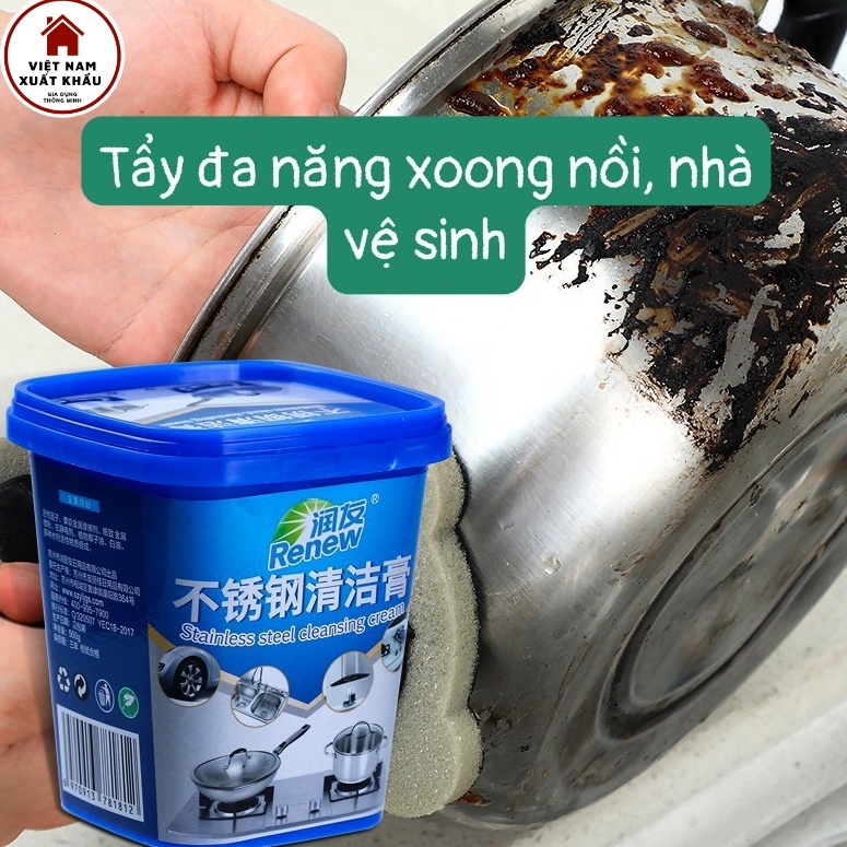 Hộp Tẩy Rửa RENEW Cọ Xoong Nồi Bếp Ga, Vòi Rửa Đa Năng Đánh Bay Các Mảng Rỉ Sét