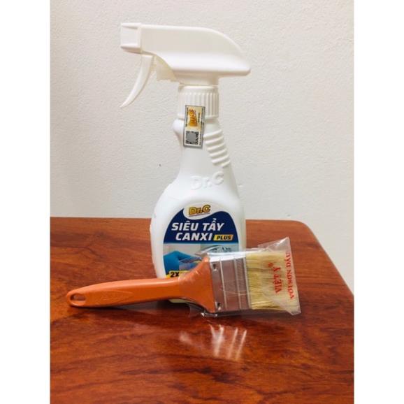 Combo 3 siêu tiết kiệm tẩy dầu mỡ, làm sạch sàn gạch, vệ sinh vòi sen inox DrC