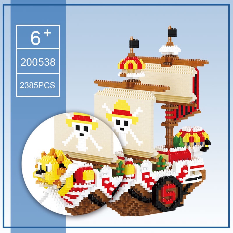 Lego One Pice đồ chơi lắp ráp mô hình tàu hải tặc Thousand Sunny cỡ lớn lego 3d ANDATOY AD1166