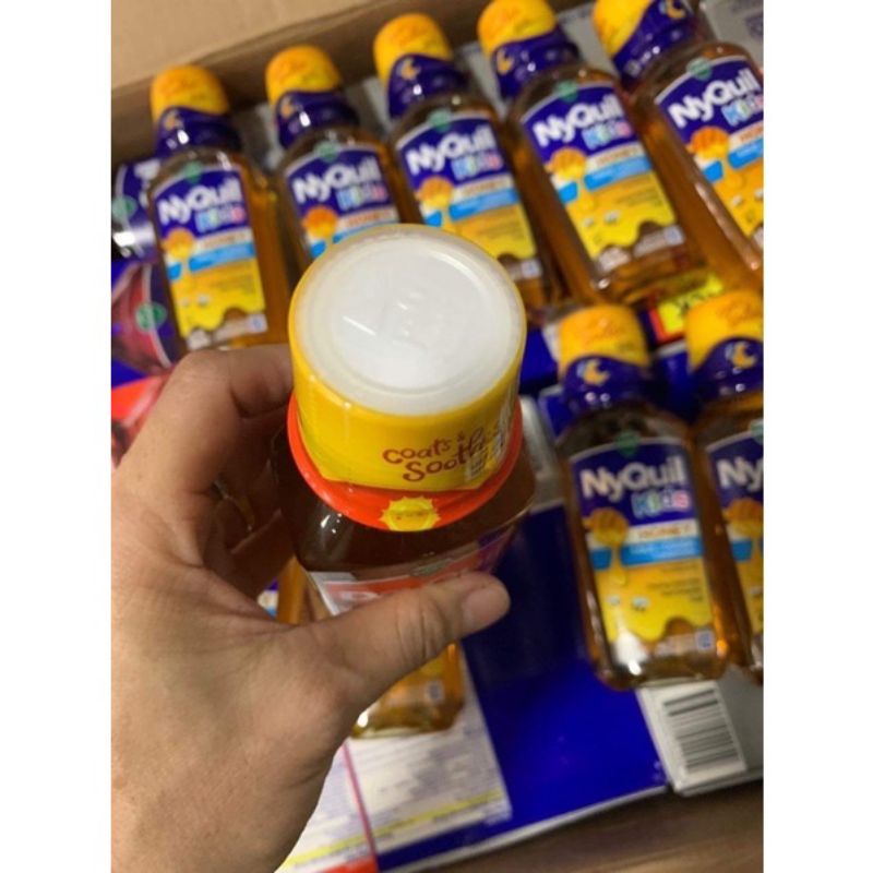 SIRO Mật ong giảm ho cho bé Vicks DayQuil , NyQuil  kids 236ml