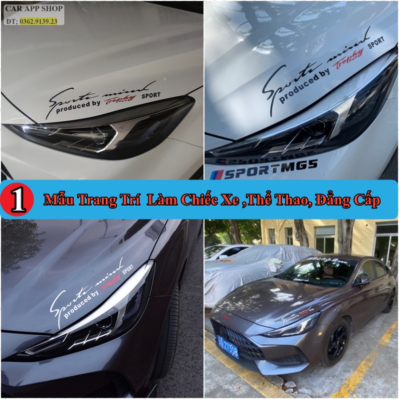 MG5 , Mẫu Trang Trí Phụ Kiện Phần Đầu Xe Hot Mới Nhất