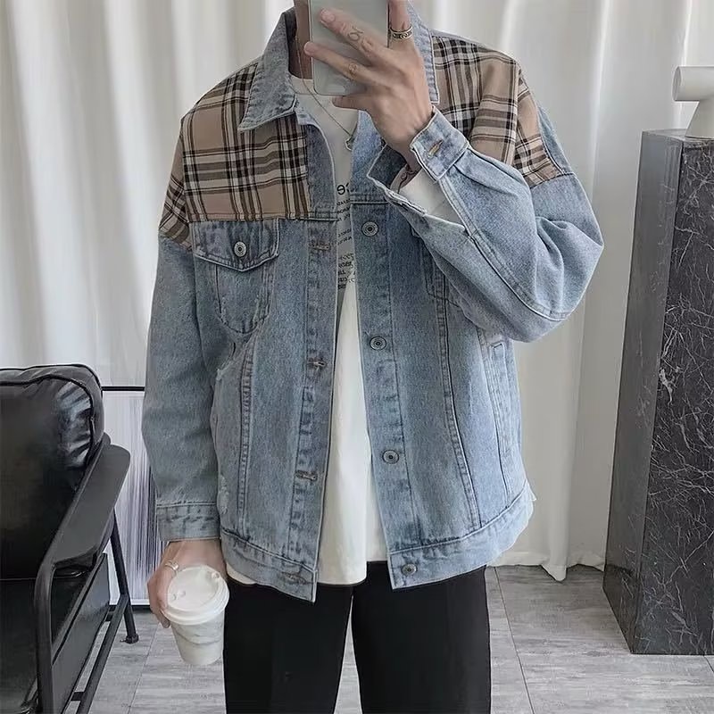 Áo Khoác denim Tay Dài Thời Trang Dành Cho Nam