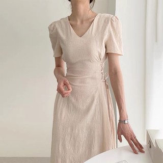 𝗺𝗶𝗲 𝘀𝘁𝘂𝗱𝗶𝗼 - Đầm tôn dáng thắt 2 bên hông nữ tính